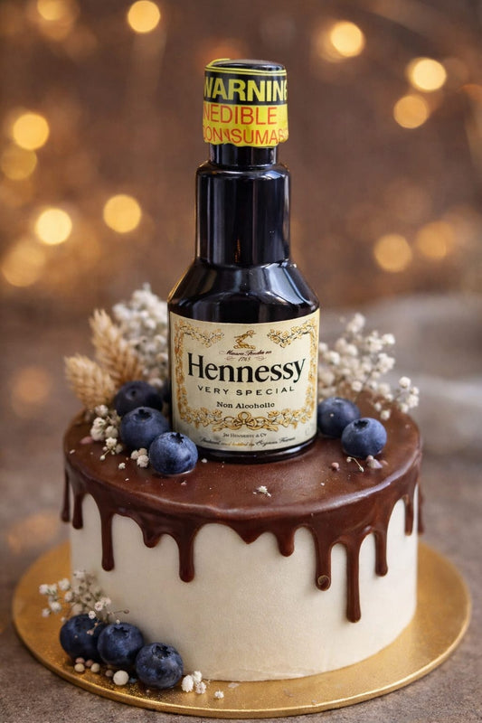 hennessy  Non Alcholic Miniature  bottel for Cake decoration
