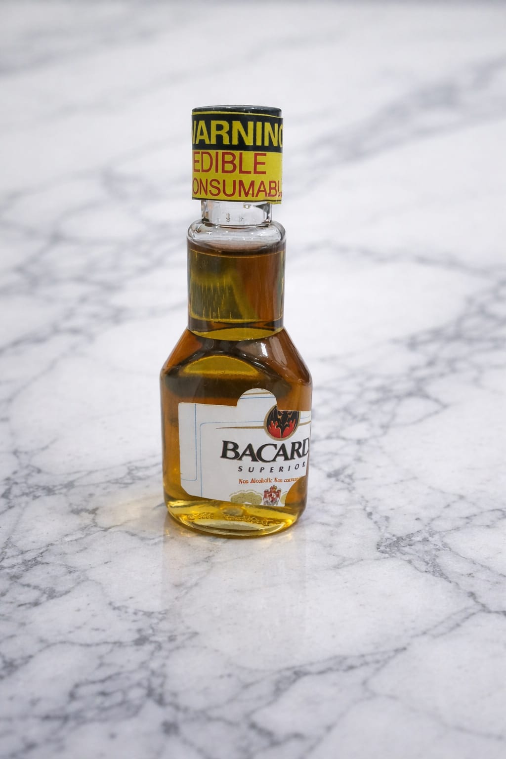 Bacardi Superior Miniature Bottle for cake decoration