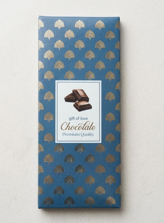 Premium Chocolate Bar Box Pack Of 10 Size - 6.5x2.75x0.45 inch