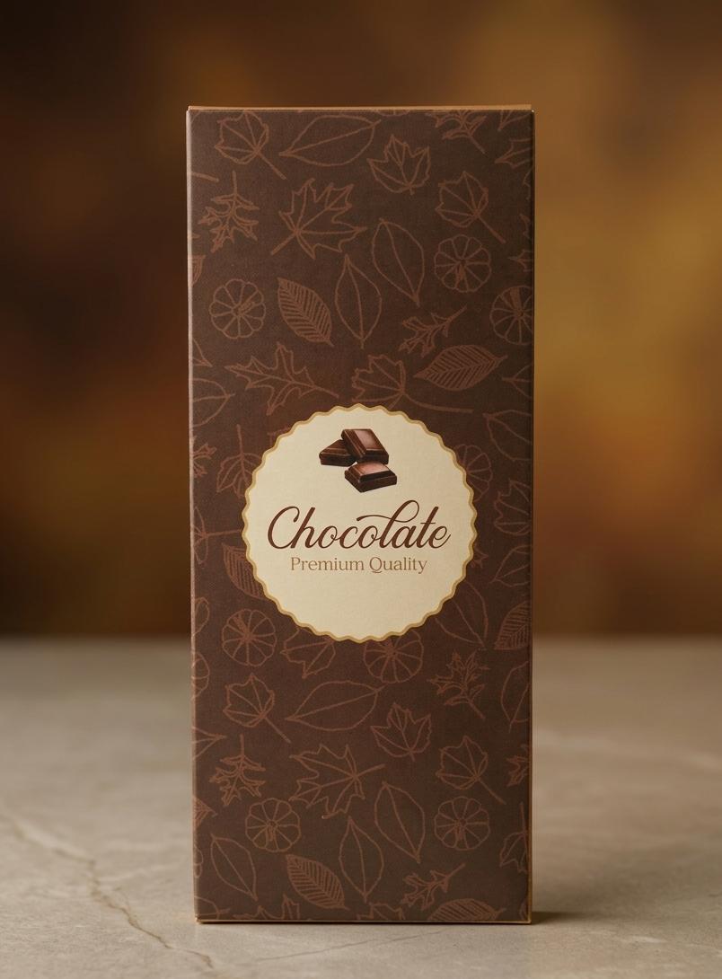 Chocolate Bar Box Pack Of 10 Size - 6.5x2.75x0.45 inch