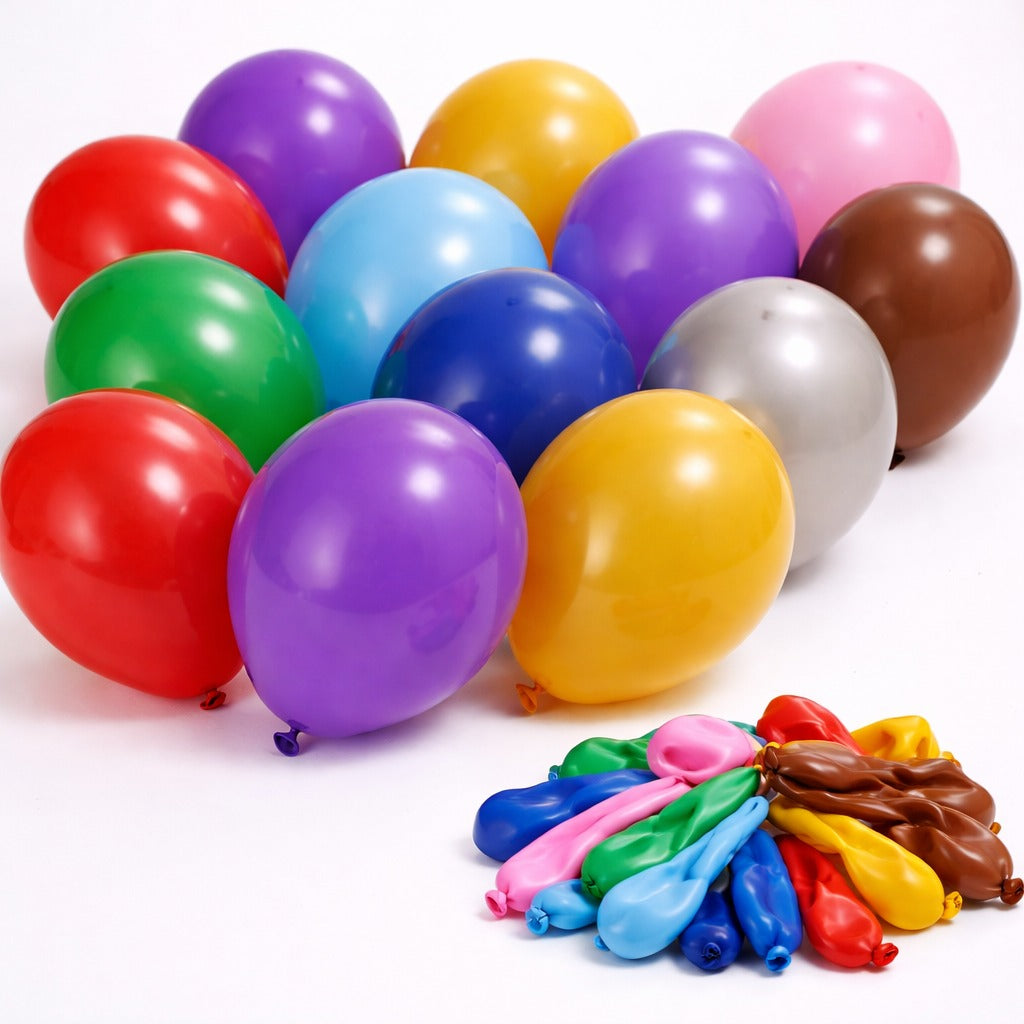 Multicoloured Balloons (Pack Of 50)