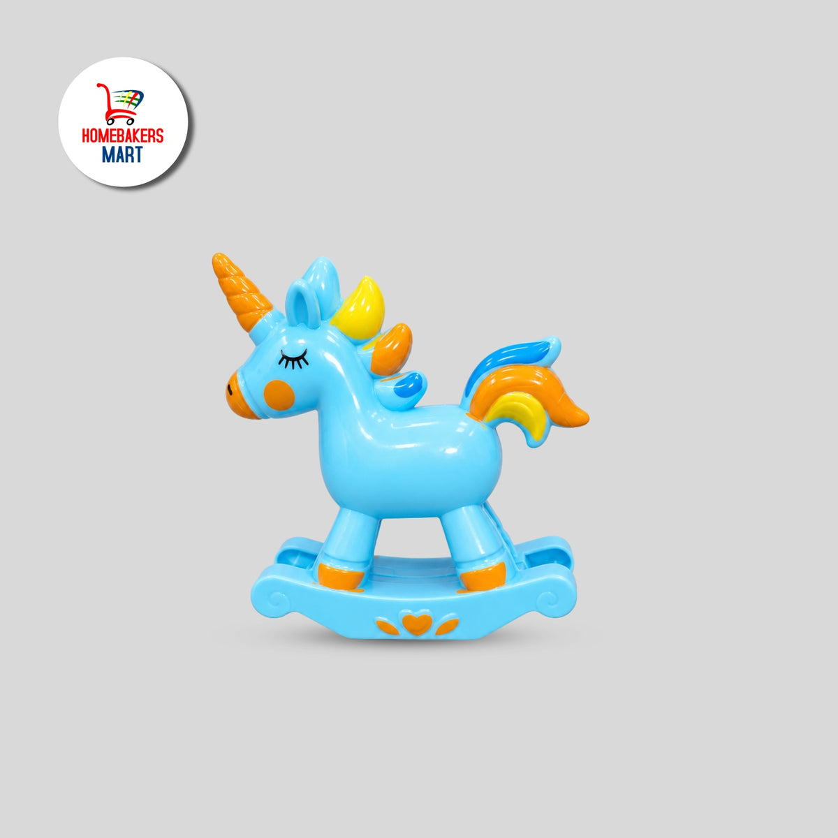 Magic Blue Unicorn Rocking Horse