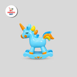 Magic Blue Unicorn Rocking Horse