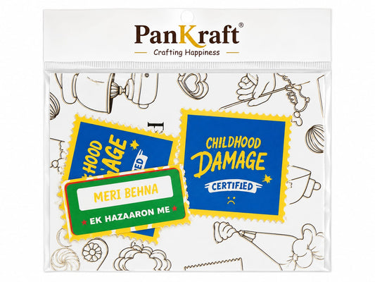 PanKraft Rakhi Funny Quotes Edible Wafer