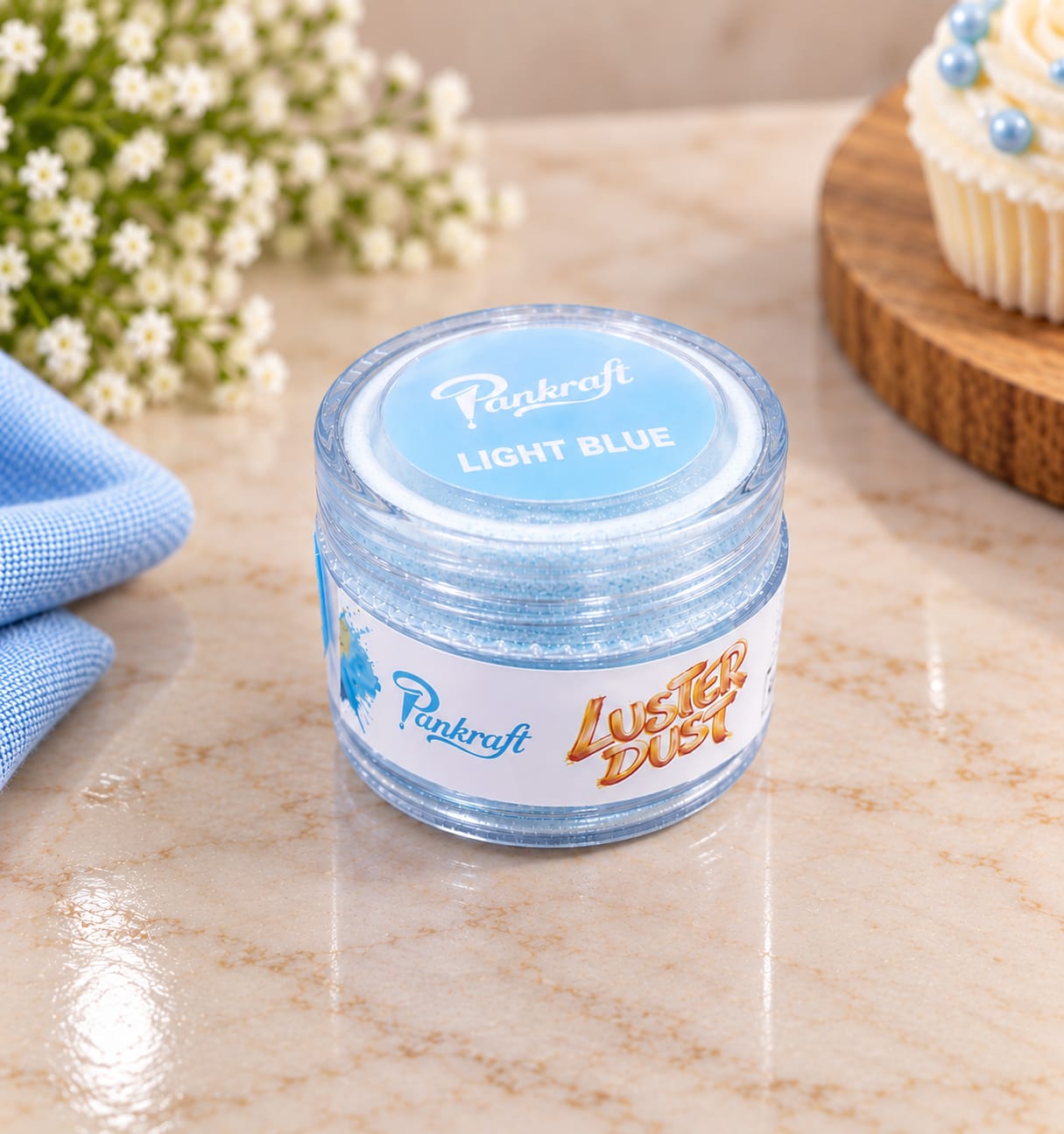 Pankraft Light Blue Luster Dust 4.25gm