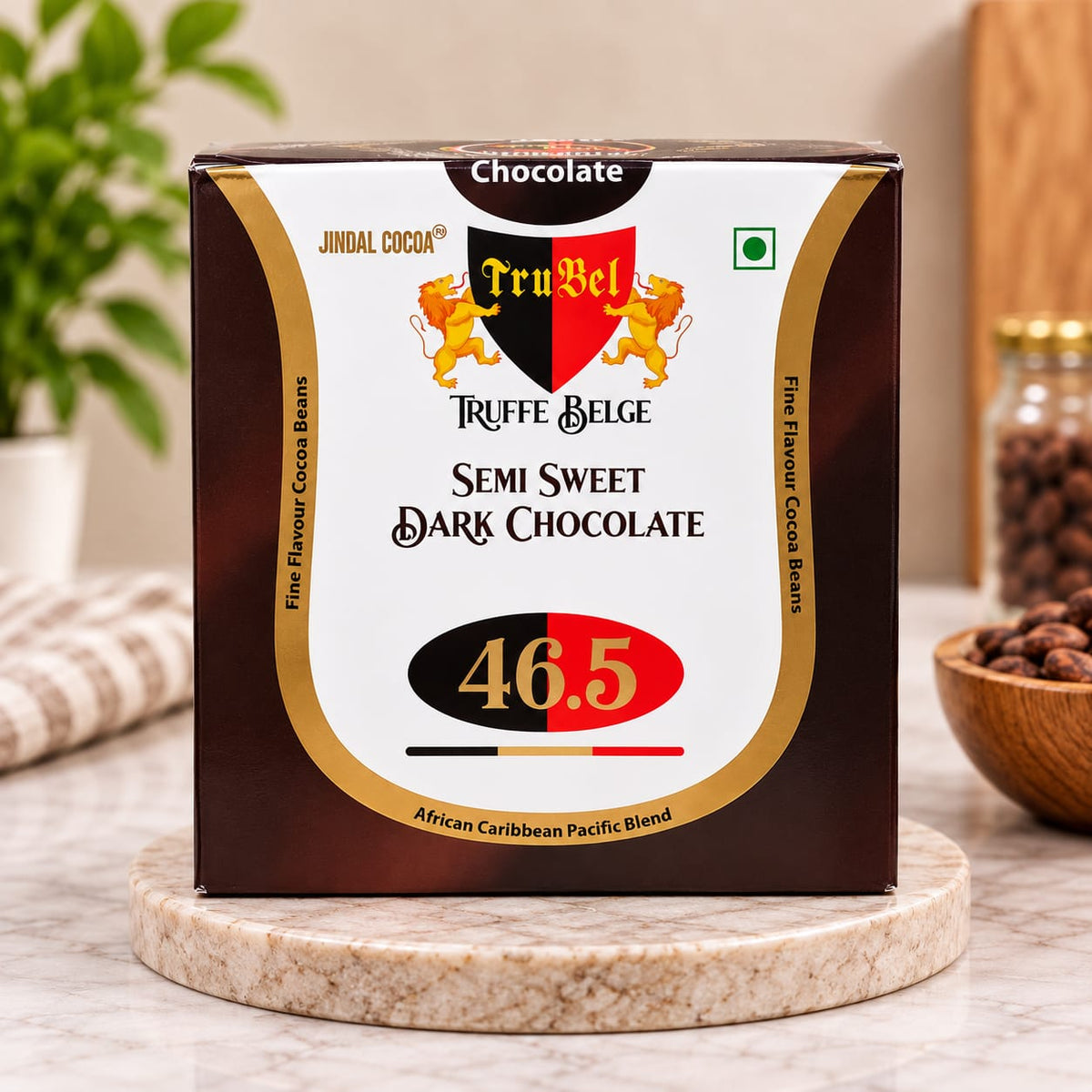 TruBel Semi Sweet Dark Chocolate 46.5  - 500gm