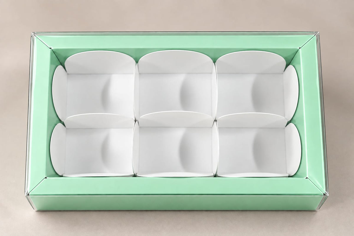 6 Cavity Green Box-pack of 10