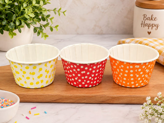 Round Shape Cupcake Liner pack of 100(Random Colour)