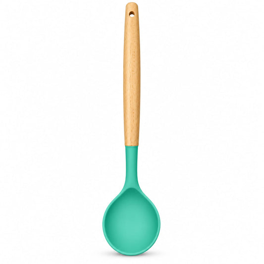 Silicone Spatula with Wooden Handle-03