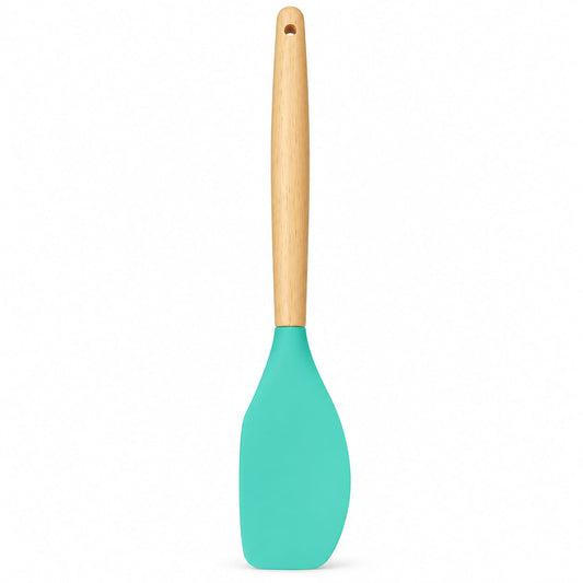 Silicone Spatula with Wooden Handle-01