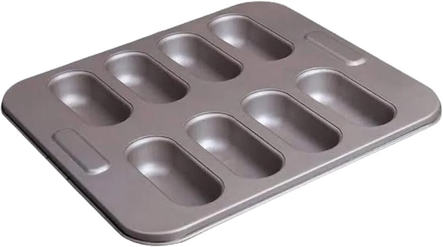 8 Cavity Mini Loaf Bread Baking Tray