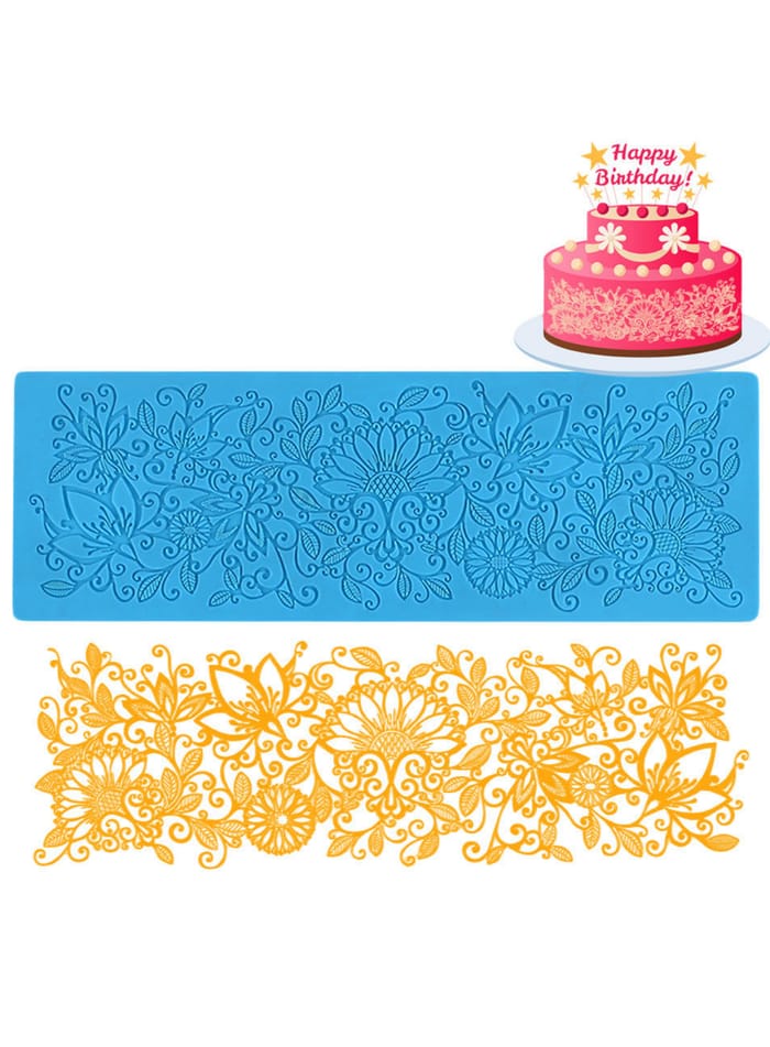 Lace Silicone Fondant Mold