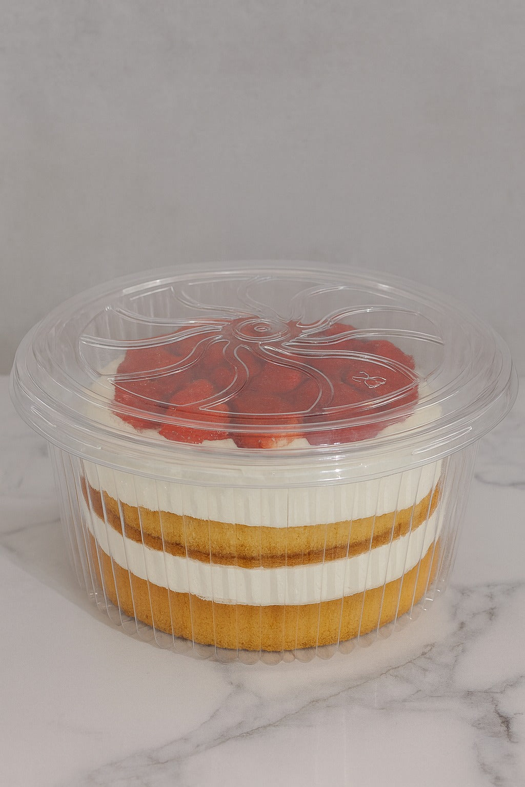 Transparent cake box pack of 10 size -8x8x5