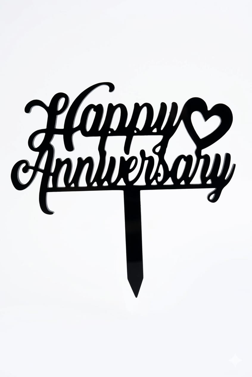 Happy Anniversary Pack of 5 size - 3inch