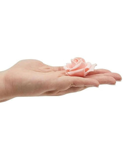 Peach Rose Foam Flower For Cake Decoration Pack of 100