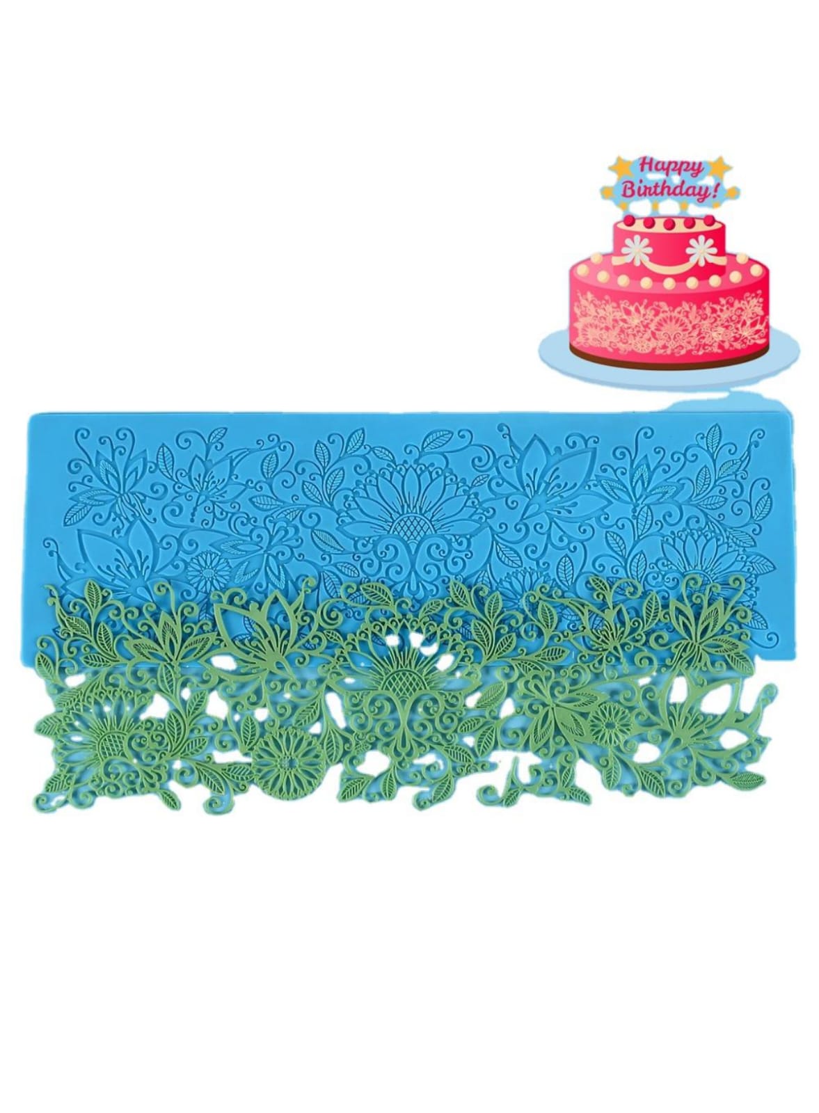 Lace Silicone Fondant Mold