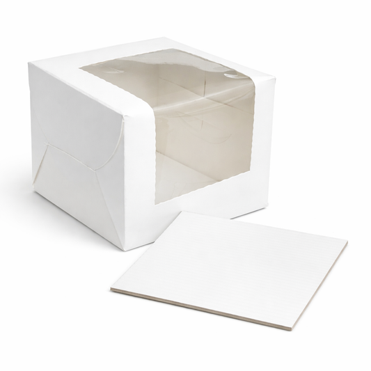 Bento Cake box 5x5x5 inch with baseboard  5 inch