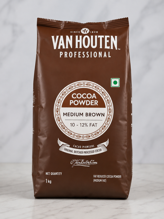 Van Houten Cocoa Powder Medium Brown 1kg