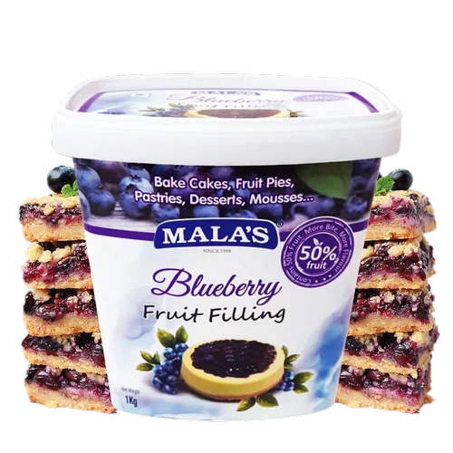 Mala's Blueberry Fruit Filling  1 kg