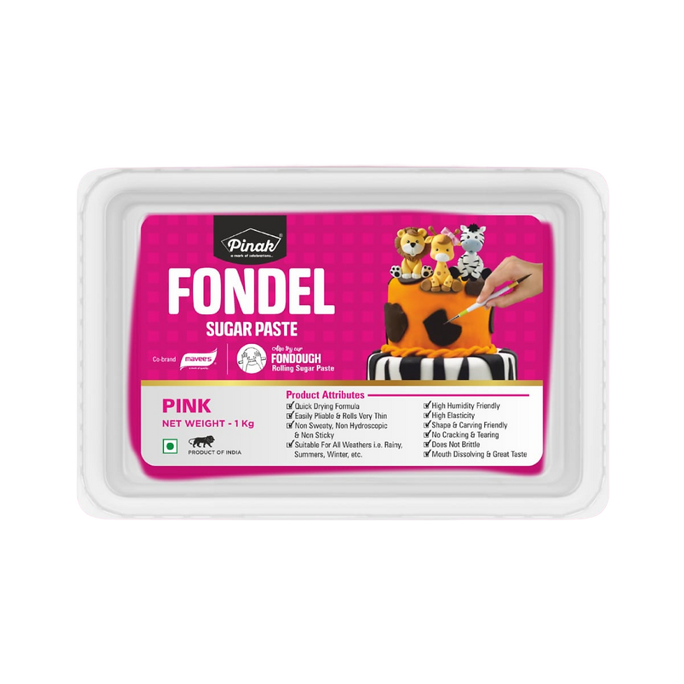 Pinak Pink Sugar Paste Fondant