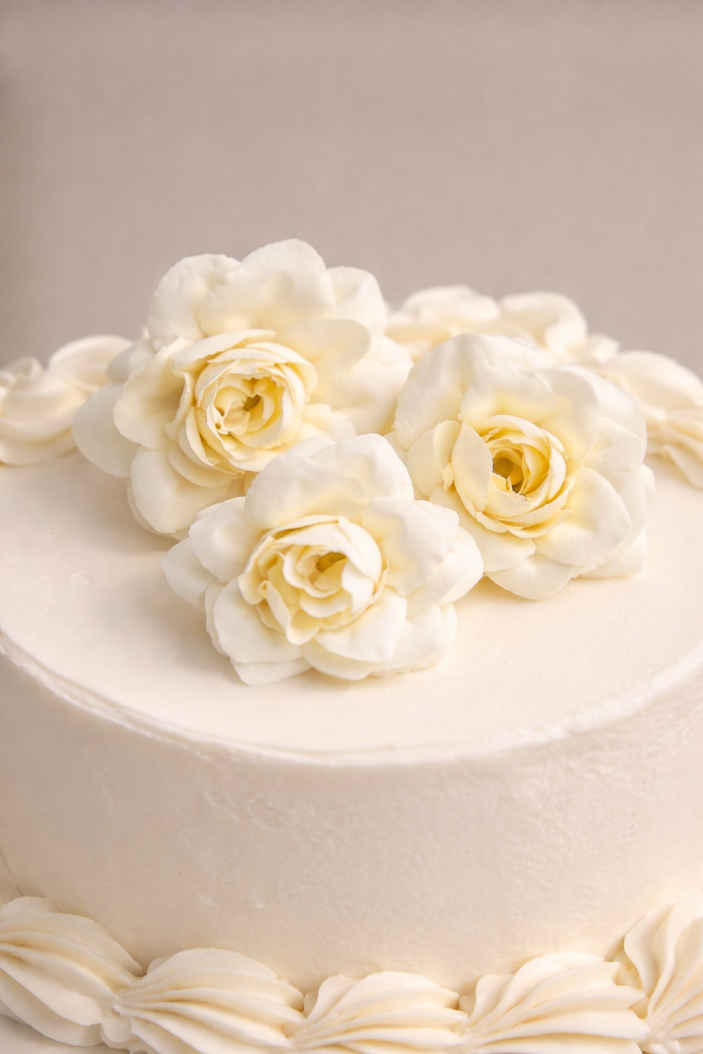 Cream White Artificial Rose flower