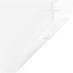 Flower Wrapping White Paper Pack of 5 Size-22x21.5