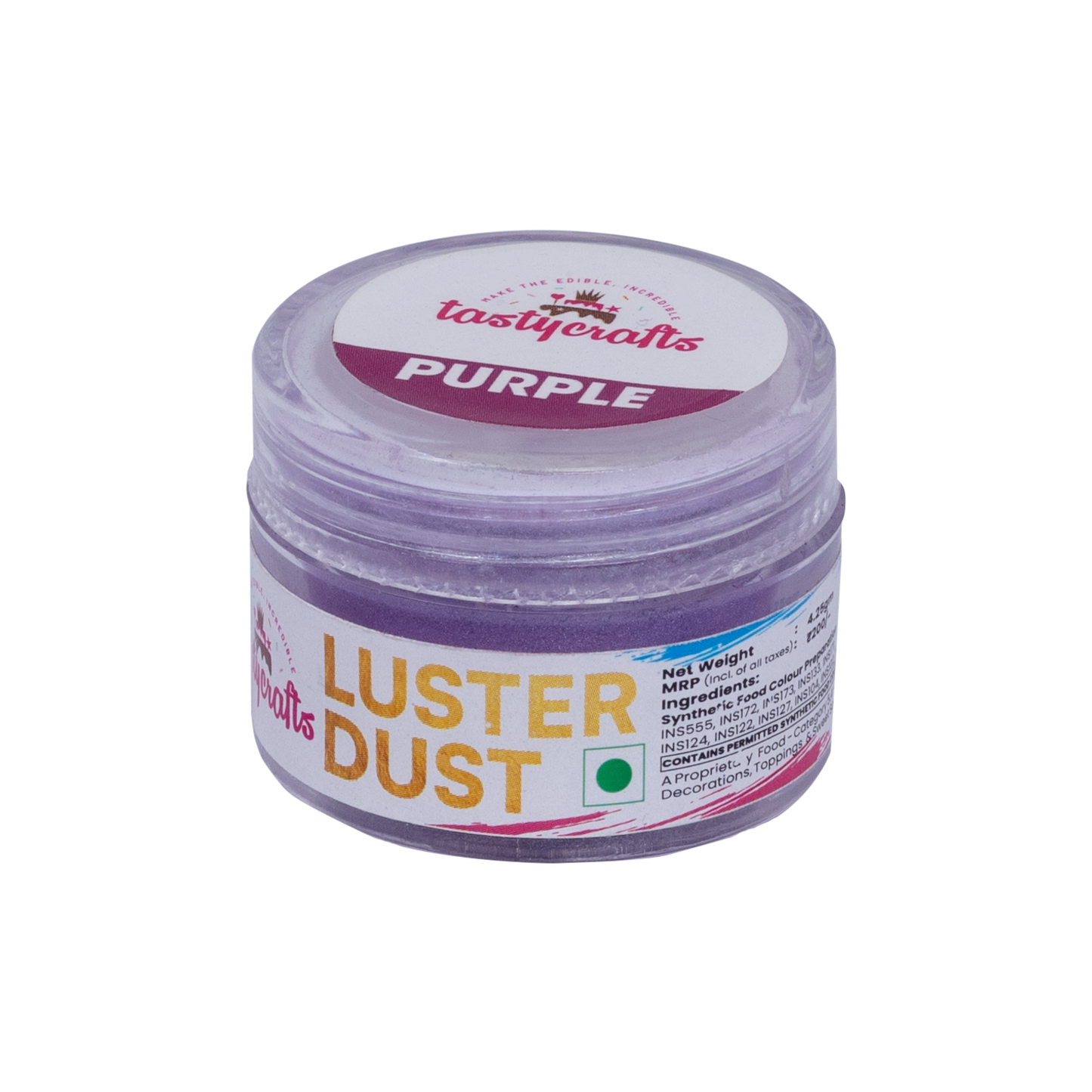 Tastycraft Purple Luster dust 4.5 gm