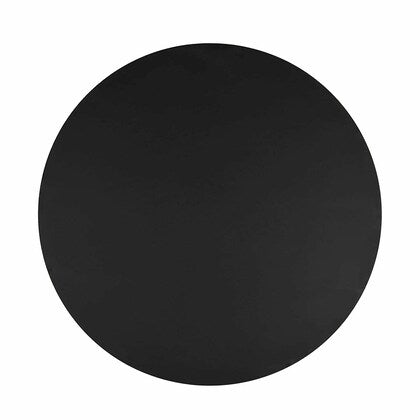 14 inch Black Round Mdf Base Board