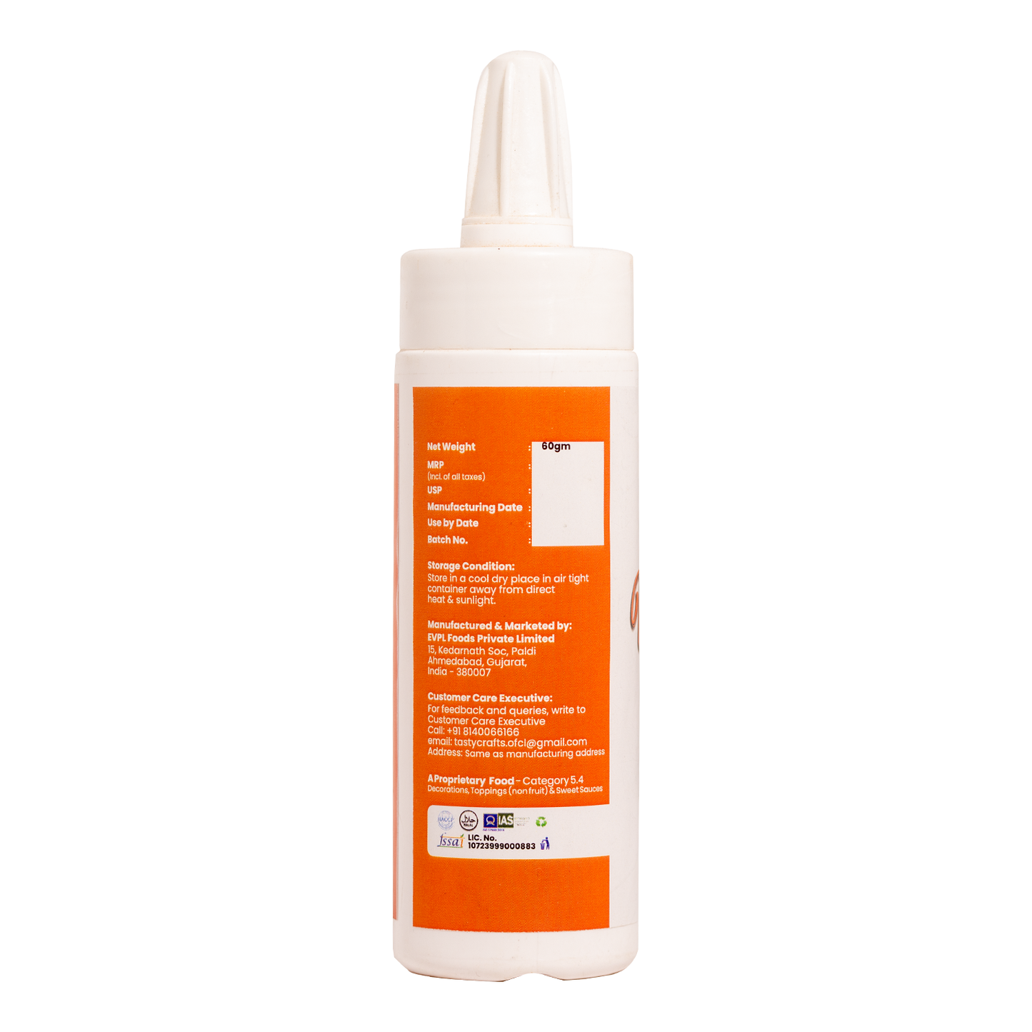 Tastycraft Orange Puff 60 gram