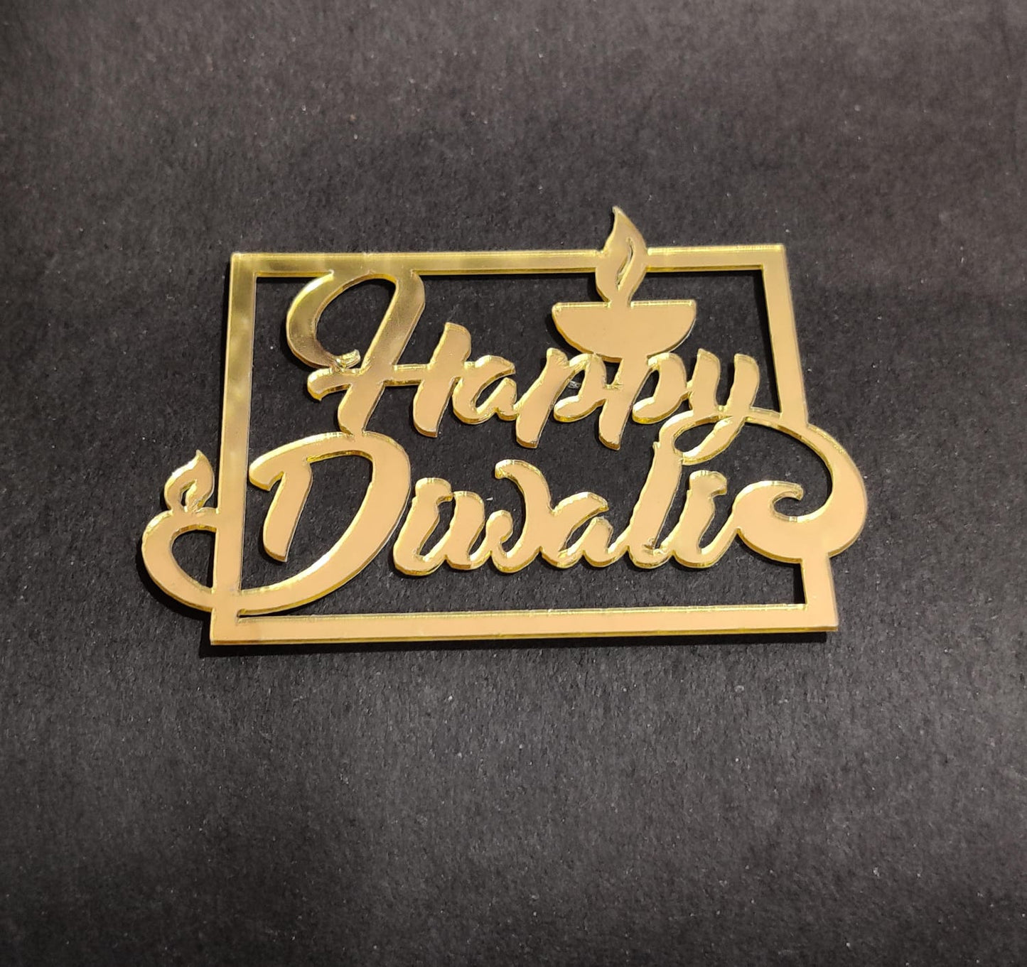 Happy Diwali Tag size - 3 inch