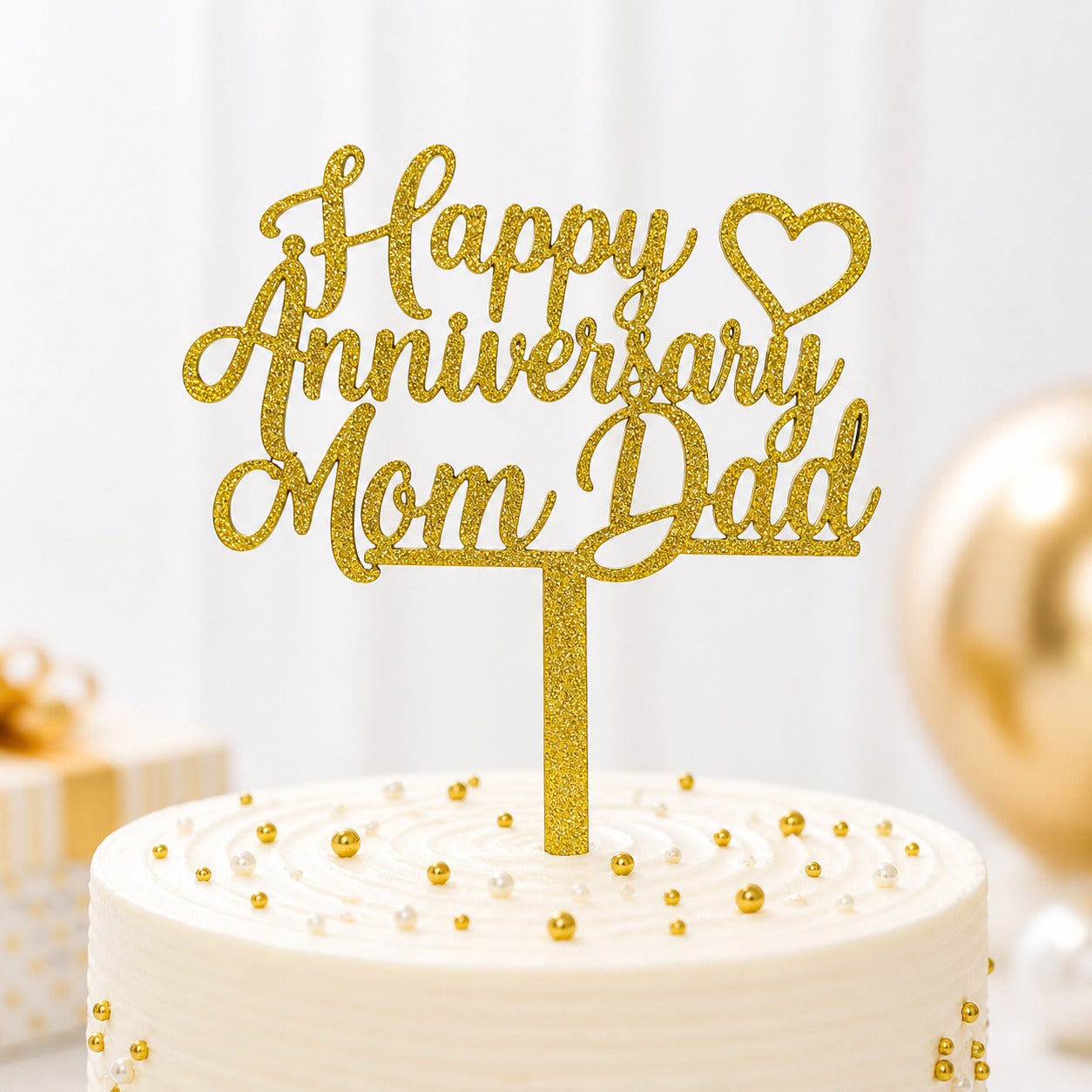 Happy Anniversary Mom and dad topper