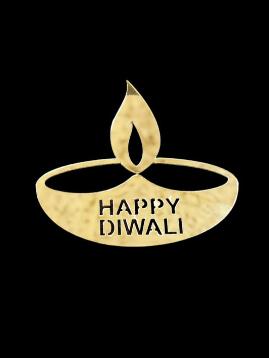 Happy Diwali Tag size - 3 inch