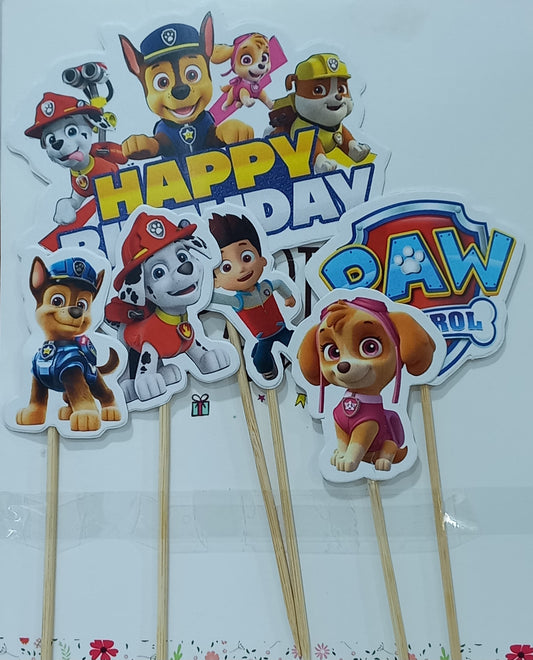 Paw Patrol Theme Topper