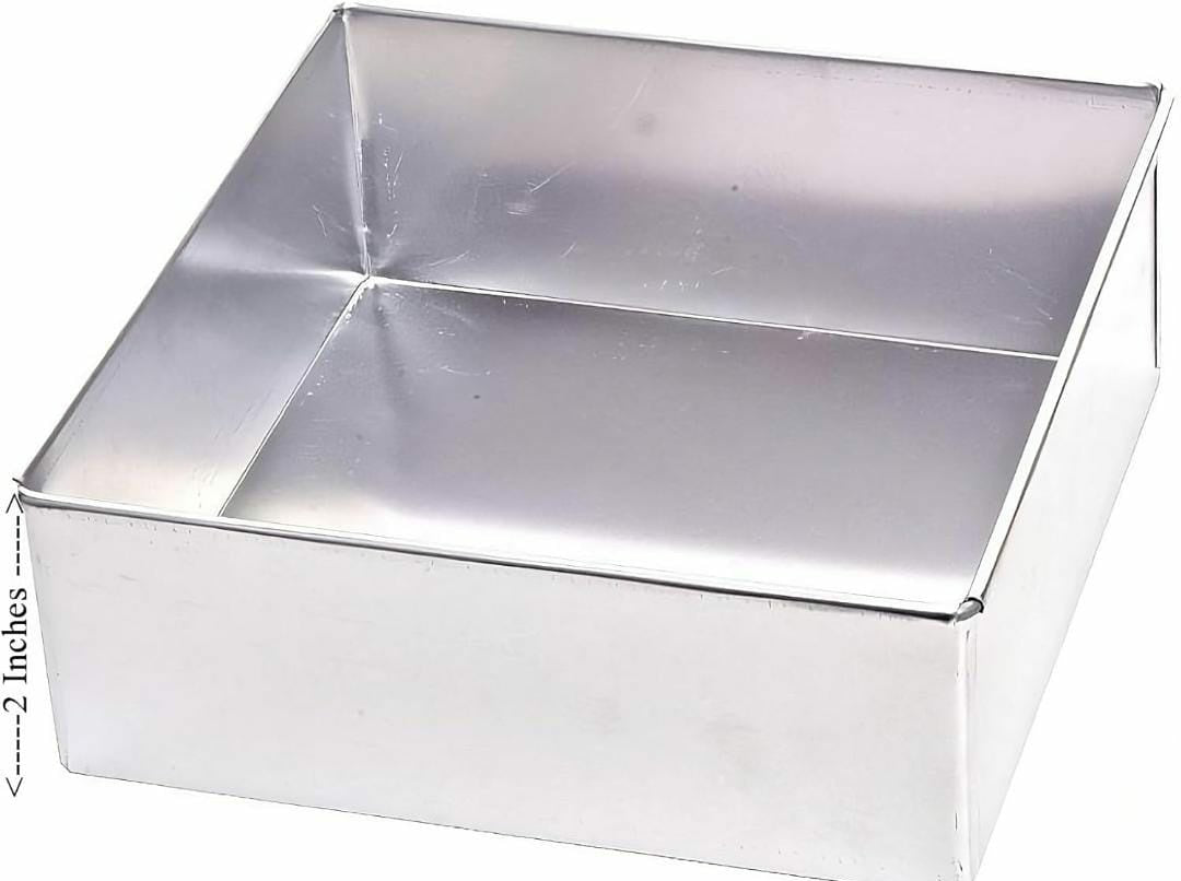 Square tin 5 x 2.5 inch