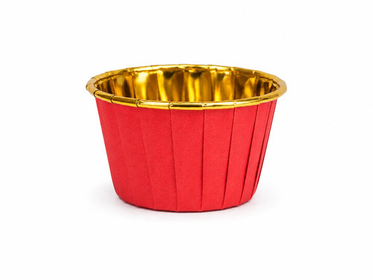 Red cupcake liner pack of 50 (size 1.5x2inch)