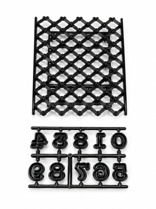 ET Small Numerals easy twist fondant cutter