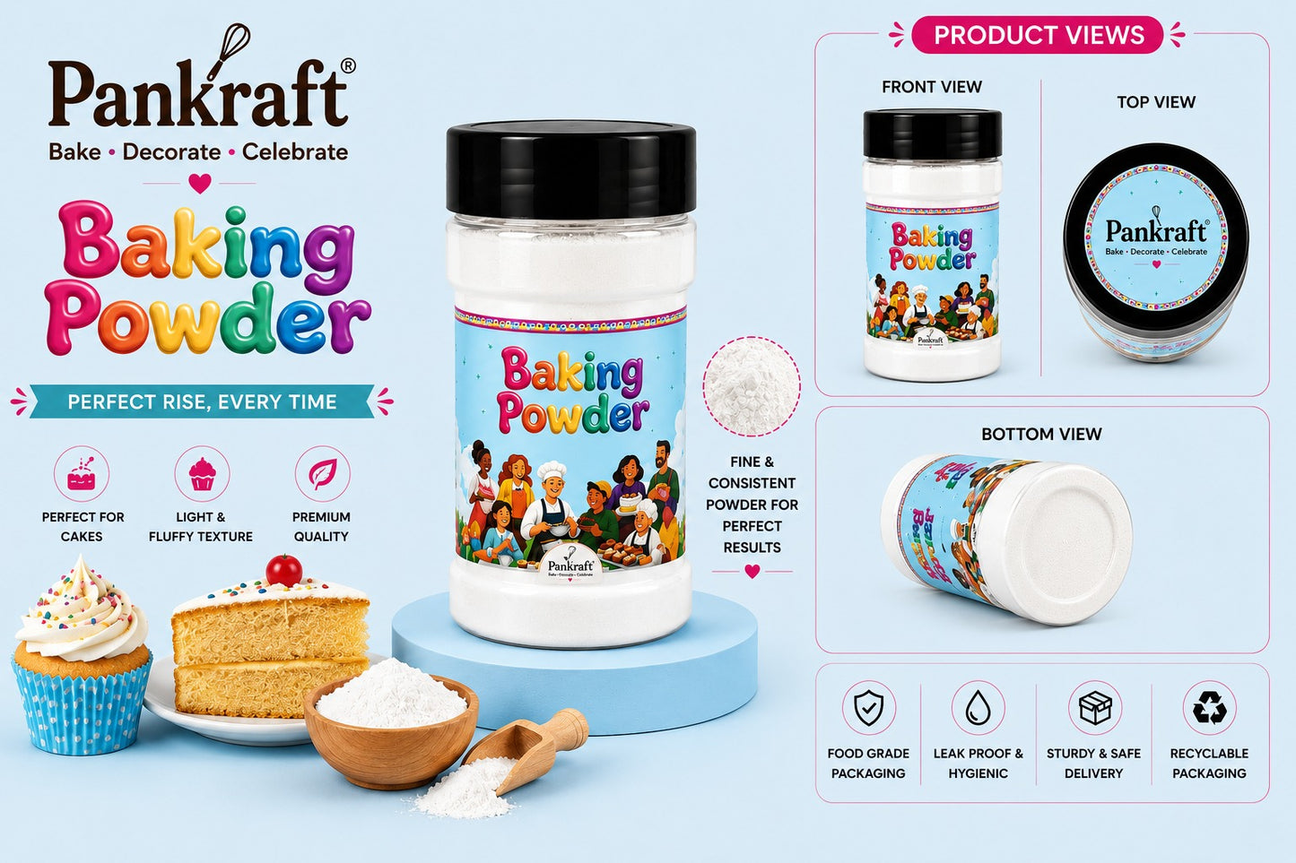 Pankraft Baking Powder 100gm