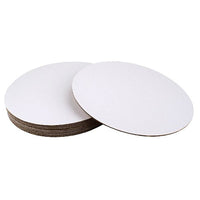 Round white 2 Pound Baseboard  Size -10 Inch