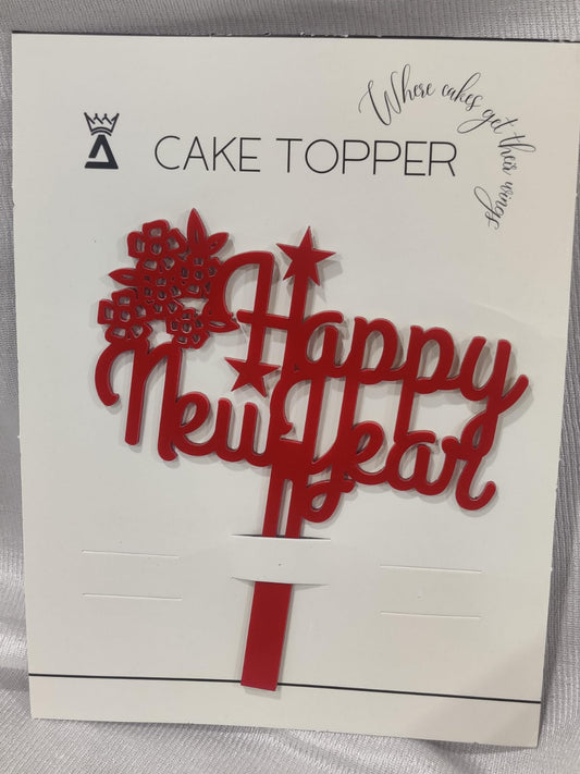 Happy New year Acrylic Topper