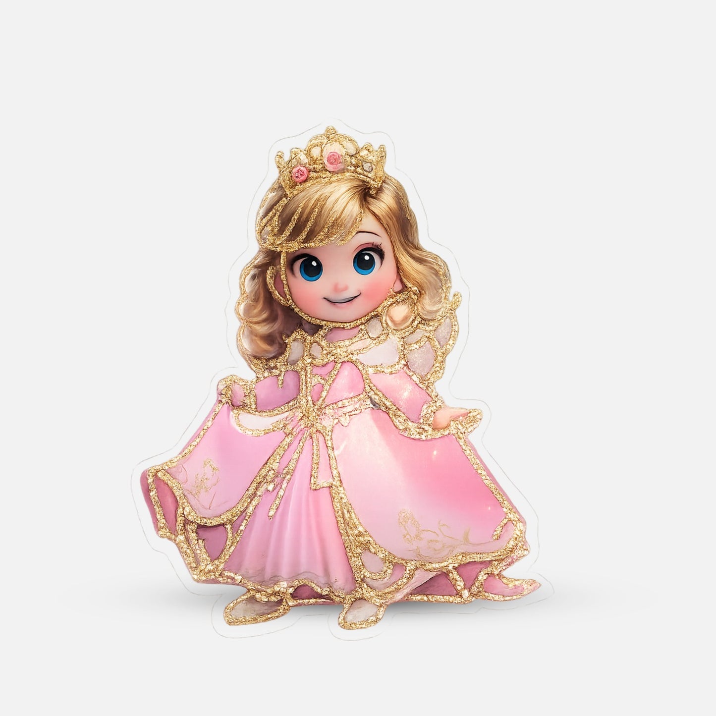 Princess Butterfly Theme Topper (2 wings 1 princess)