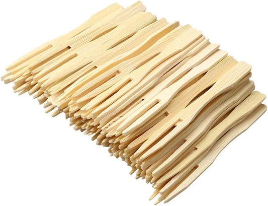 Wooden Fruit Fork Approx 70 pcs