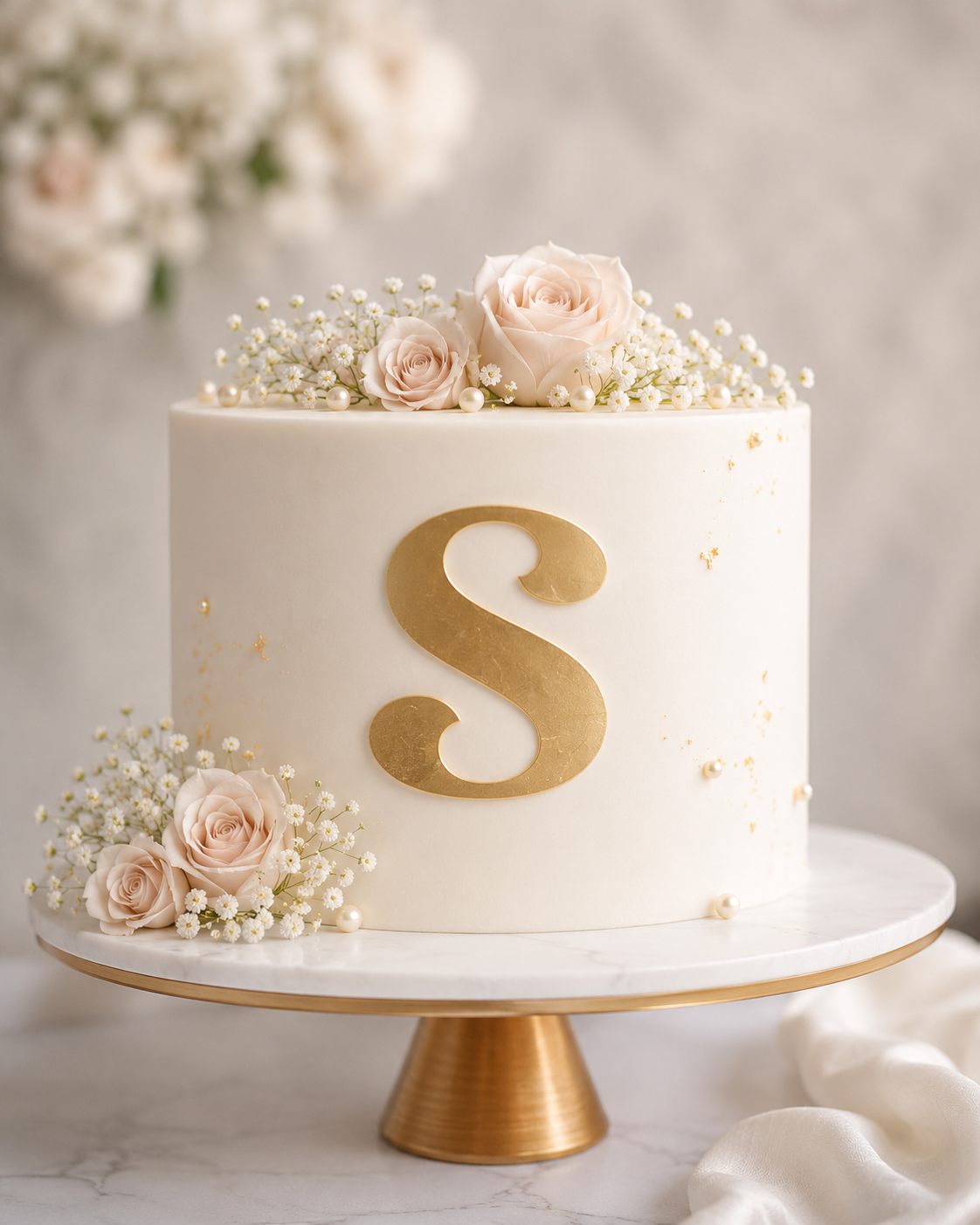 S Alphabet 2 inch Acrylic Topper