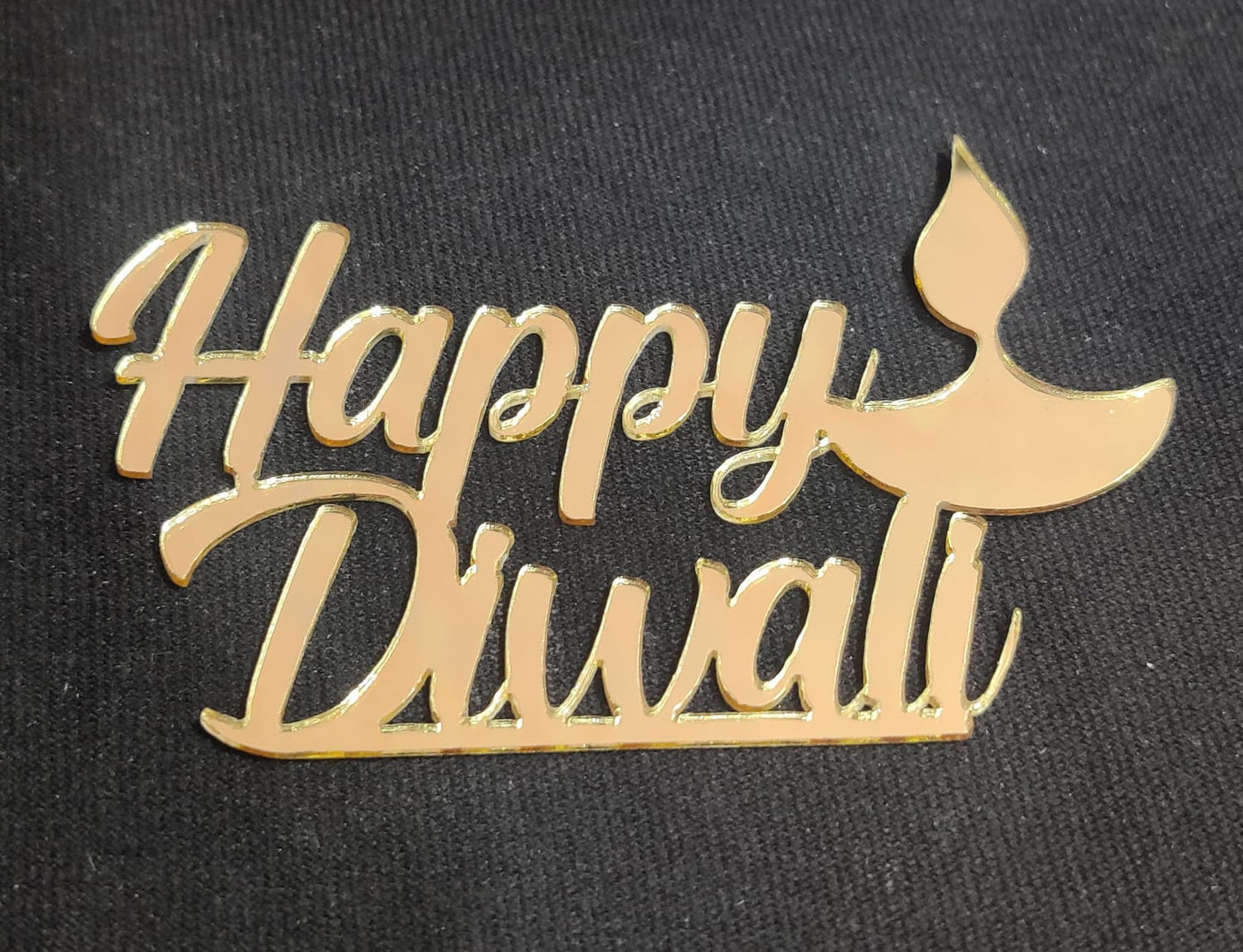 Happy Diwali Acrylic tag Size 3 inch