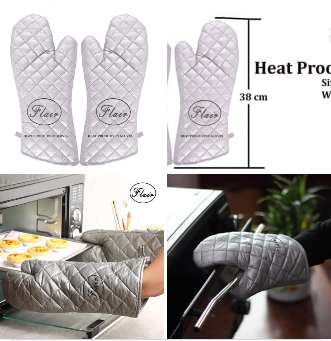 Flair heat proof oven gloves