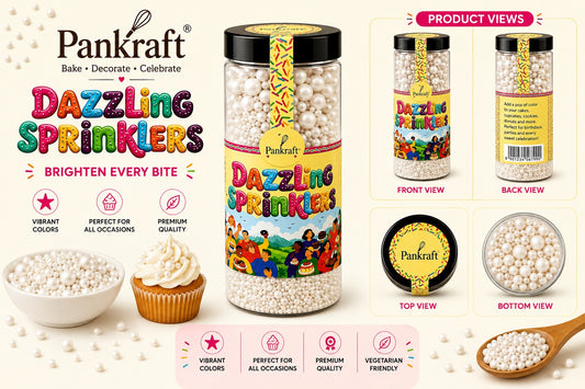 Pankraft White Mix Pearl Dazzling Sprinkler 500gm