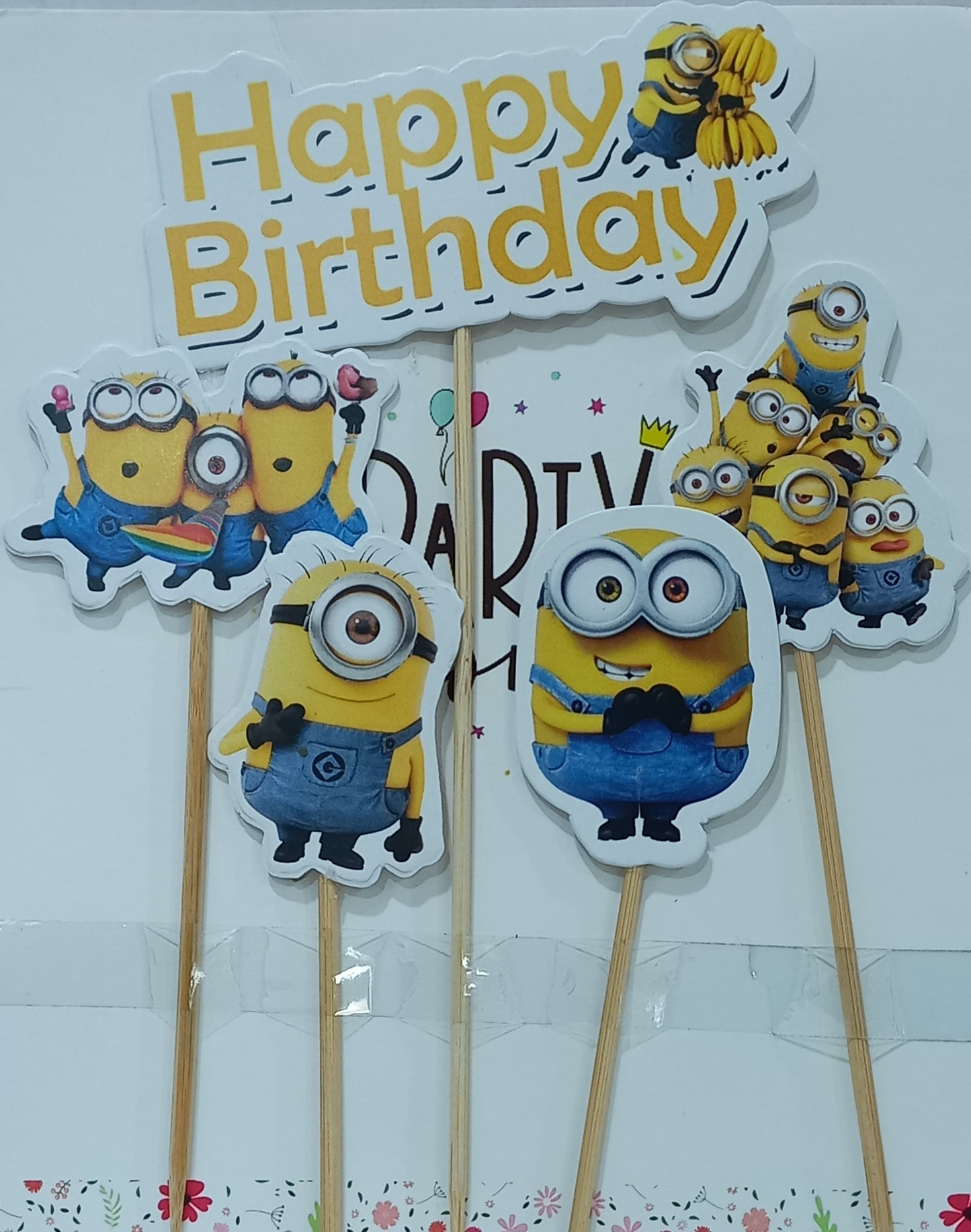 Minions cartoon Theme Topper