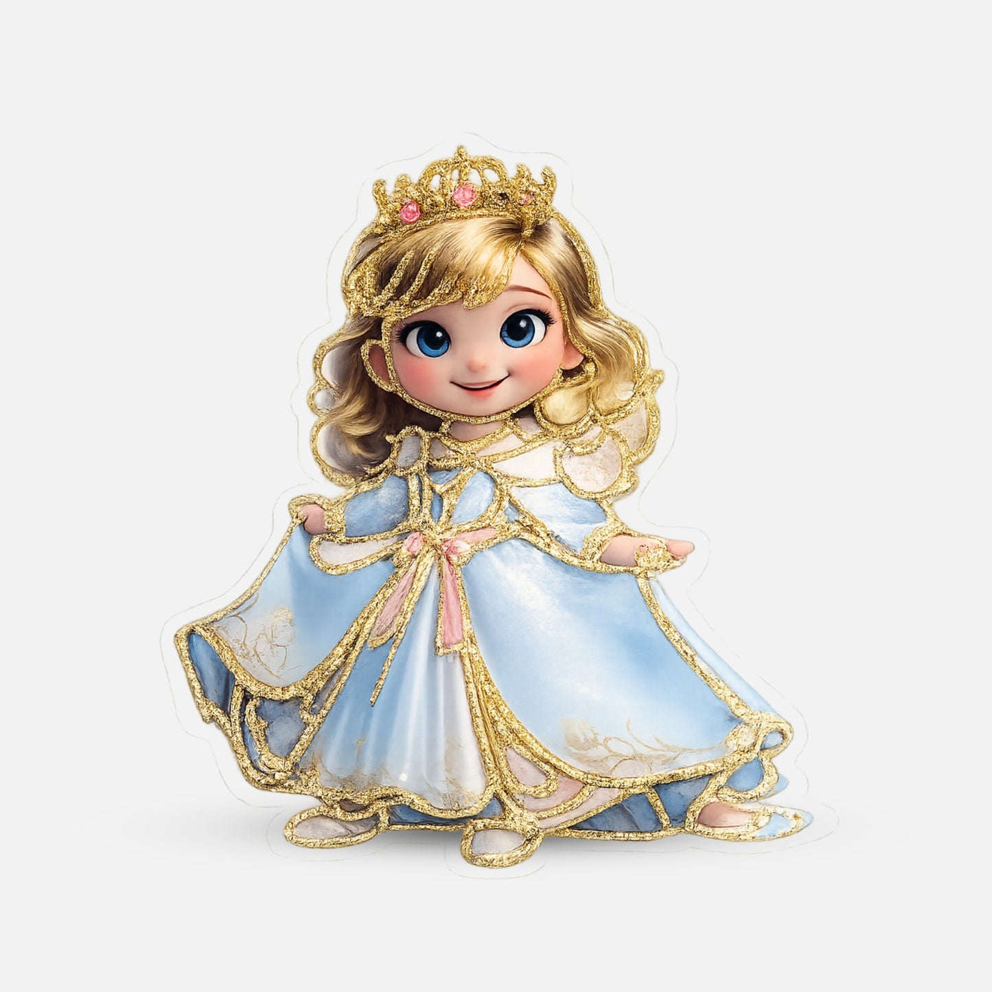 Princess Butterfly Theme Topper (2 wings 1 princess)