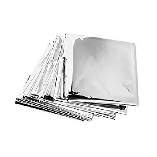 Silver Foil Pouches Pack of 100 size - 5x7