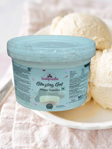 Tastycrafts white Vanilla Glazing Gel 2.5 kg