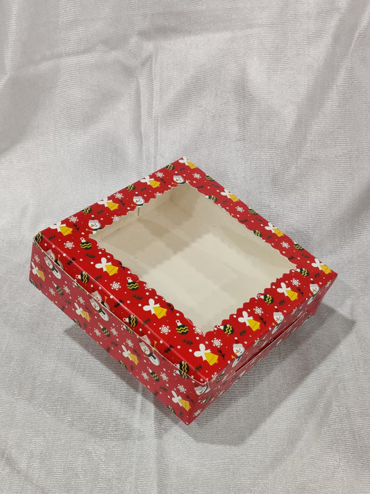 Xmas 4 pcs Brownie Box